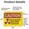 Signmission Radiation & Laser Sign, 12 in H x 18 in W, Vinyl Decal, Rectangle OS-2PACK-CR-D-1218-L-10172 - alternate 2